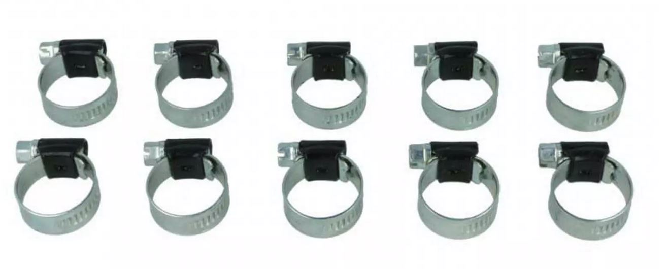 10er Pack HD Schlauchschelle, schwarz, 8-14mm