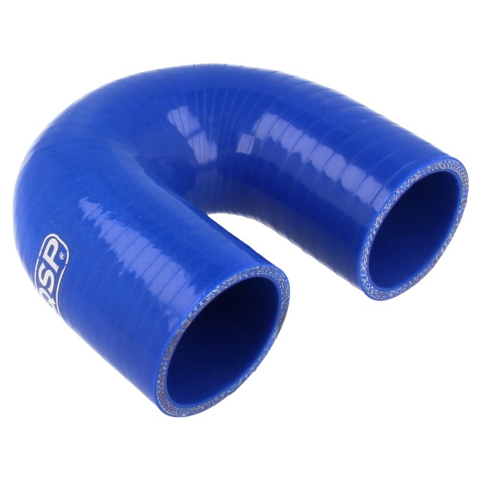 QSP Silikonschlauch - 180° Bogen - 16mm - Blau