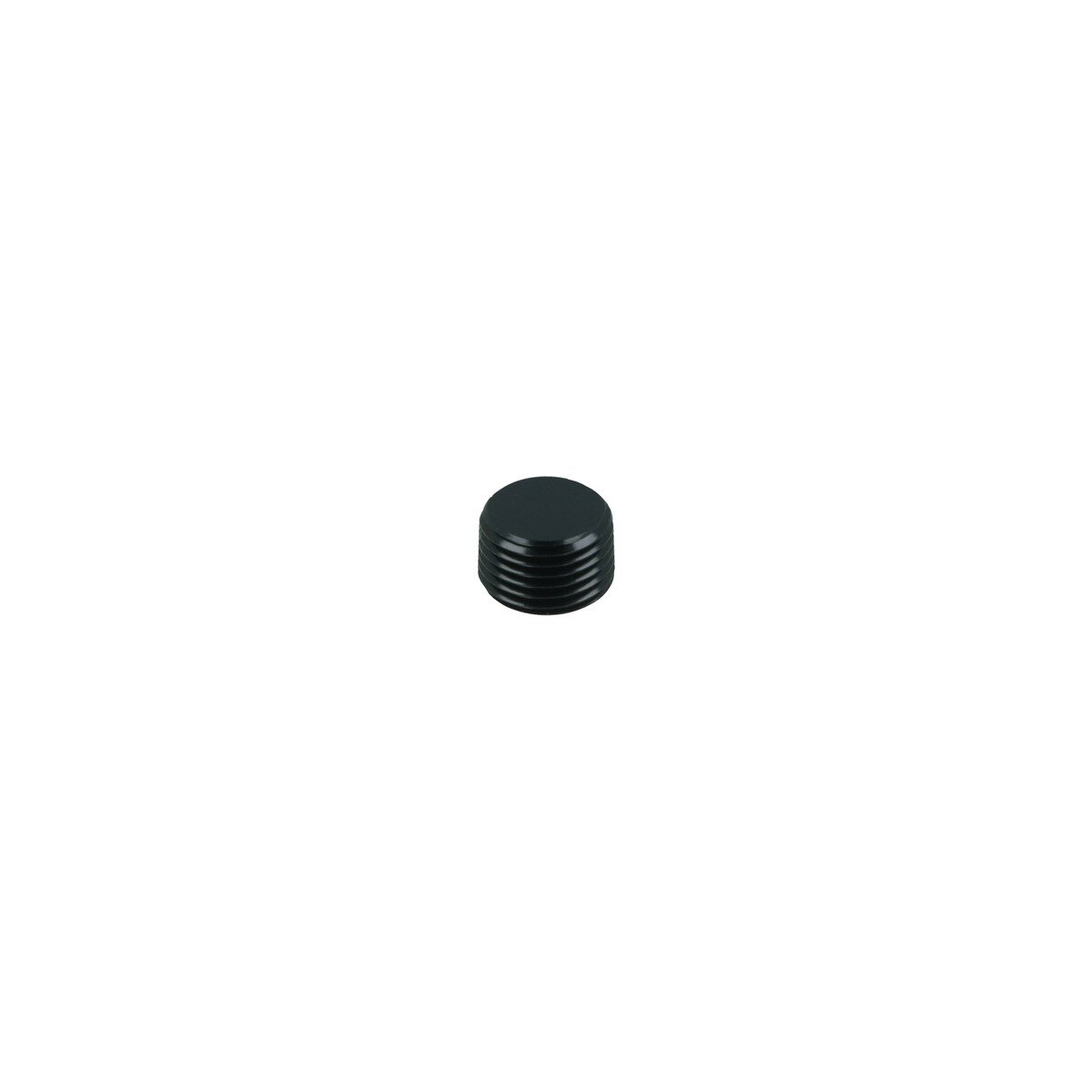 1/8" NPT Verschlussstopfen - schwarz matt