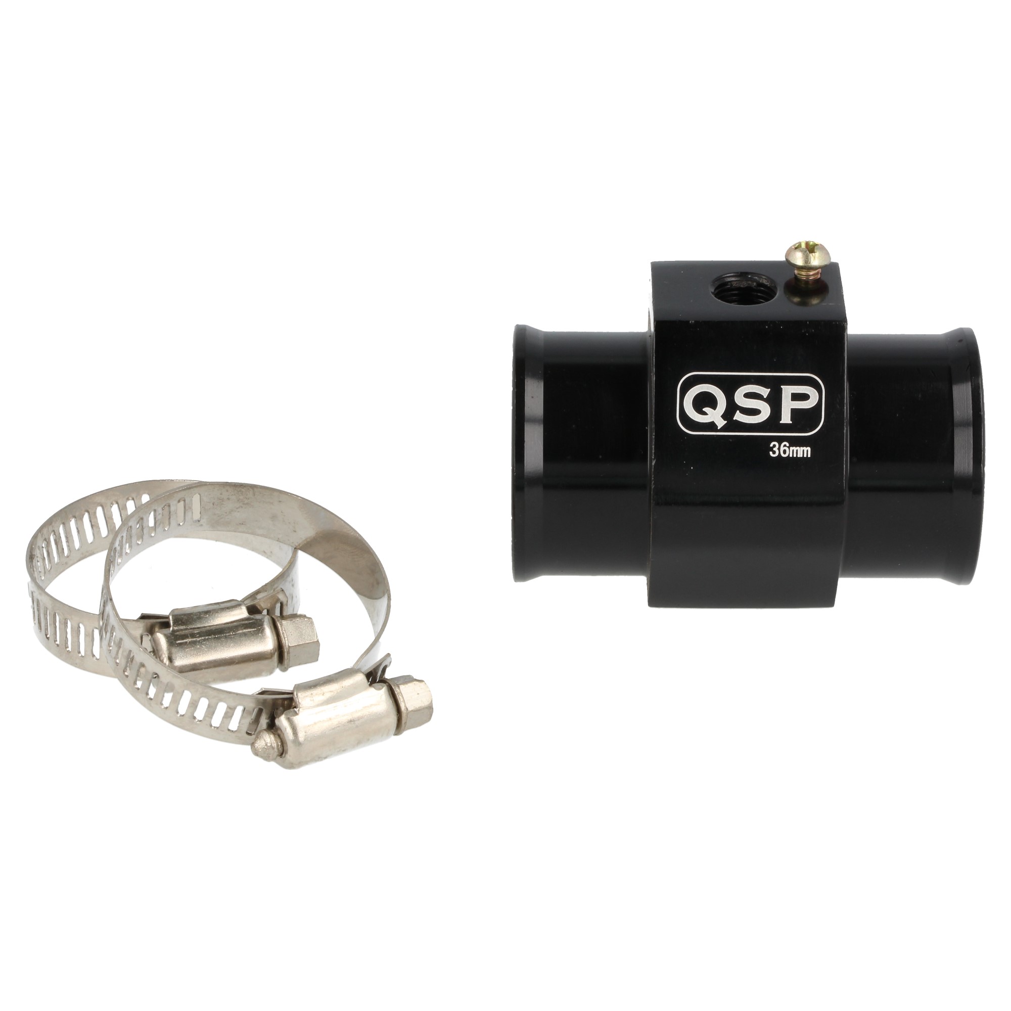 QSP T-adapter for 1/8 NPT sensor - 26mm - Schwarz