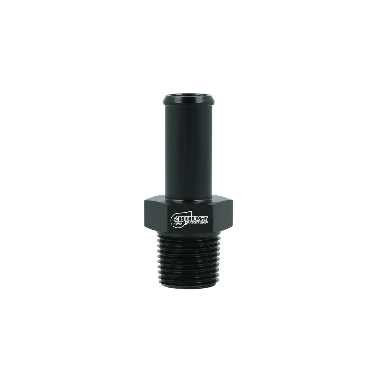 Einschrauber NPT 3/8" männlich zu Schlauchanschluss 13mm (1/2") - schwarz matt