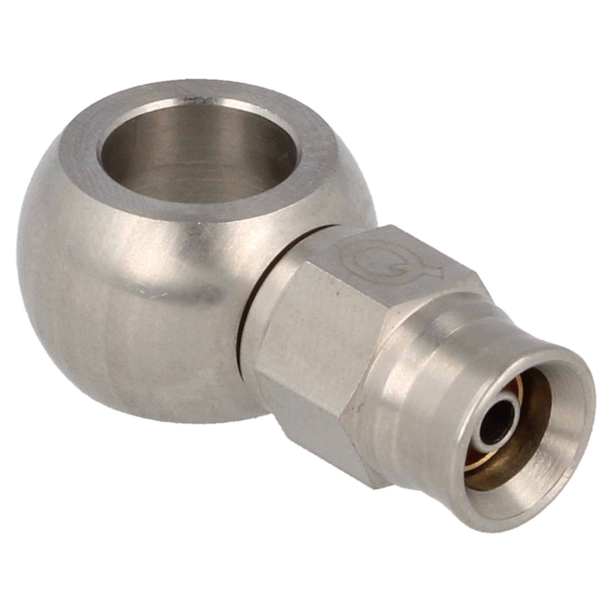 QSP Edelstahl banjo eye gerade AN3 Dash 3 - 10.2 mm