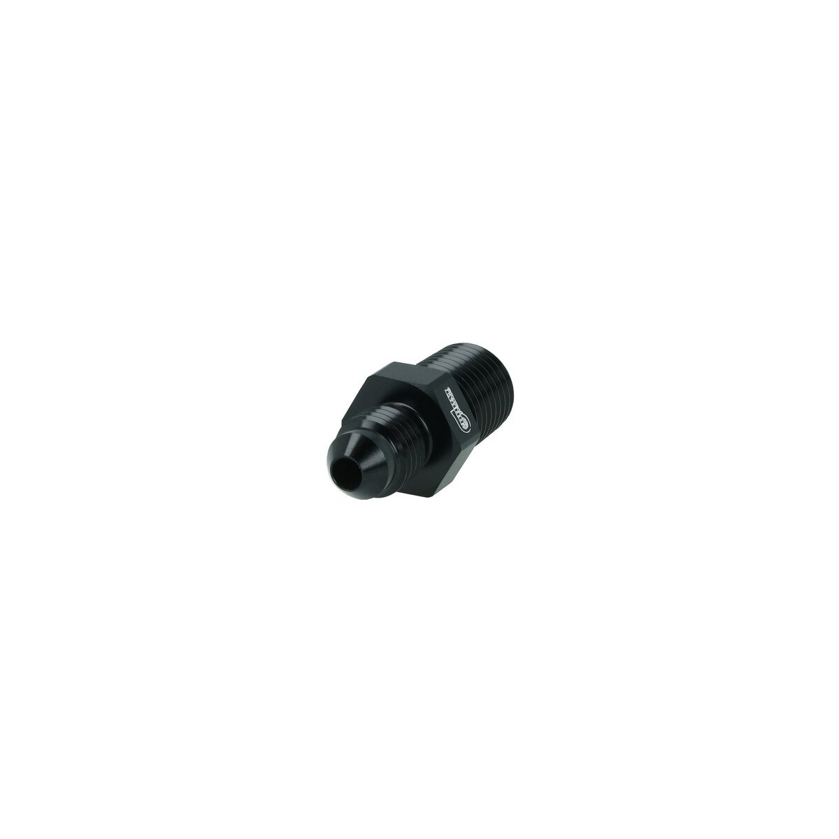 Gewindeadapter Dash 4 männlich zu NPT 1/4" männlich - schwarz matt