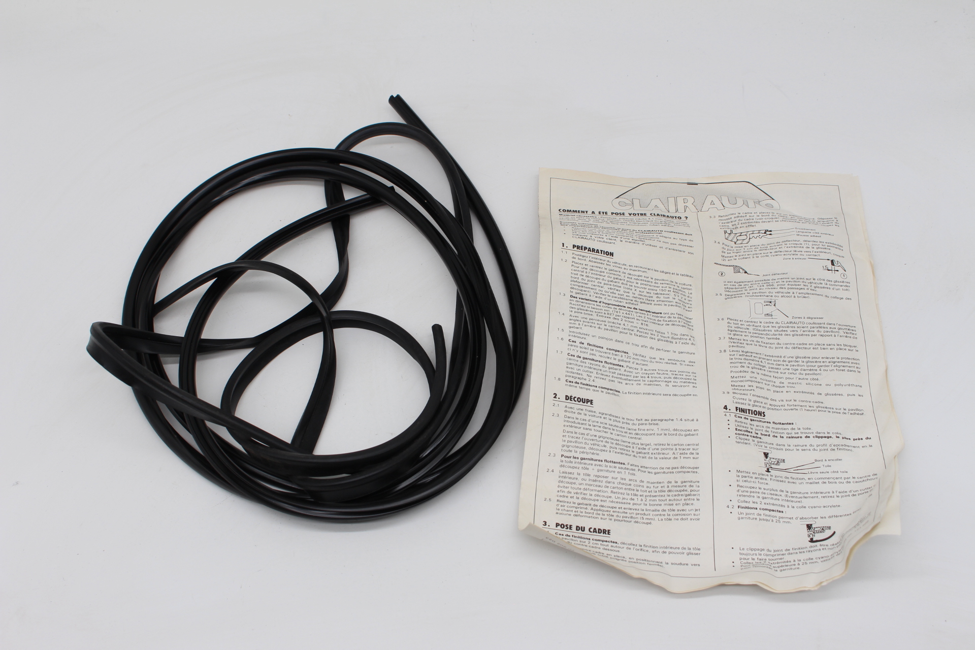 CLAIR AUTO Fensterkeder, Windschutzscheibe für Peugeot / Citroen NEU NOS NEW