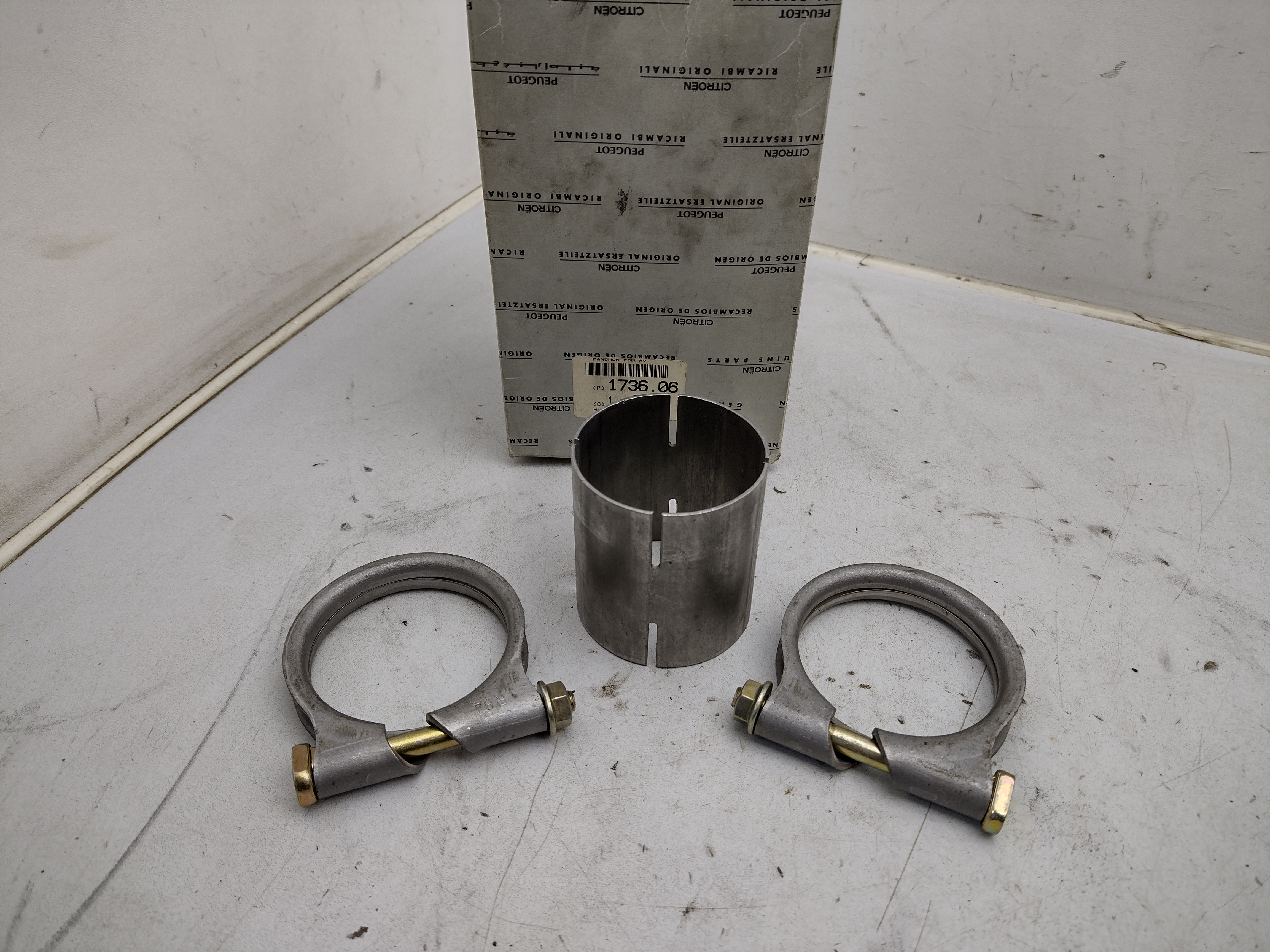 Peugeot / Citroen Rohrverbinder 60 x 80 mm 173606 NEU NOS NEW