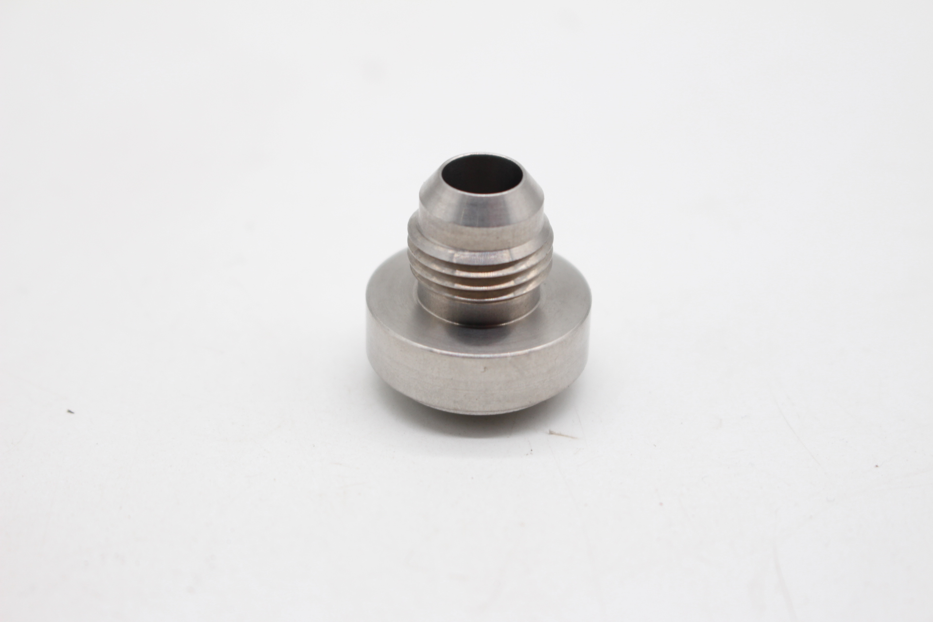 Edelstahl Aufschweißadapter Dash 6 (AN6 / -06 AN / JIC6) – Anschweißgewinde aus A2 Edelstahl