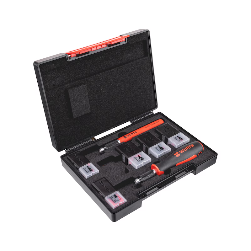 Würth PU-Schaber-Set 38-teilig Protektorklingen Scheibenreparatur ORSY 4.2.1