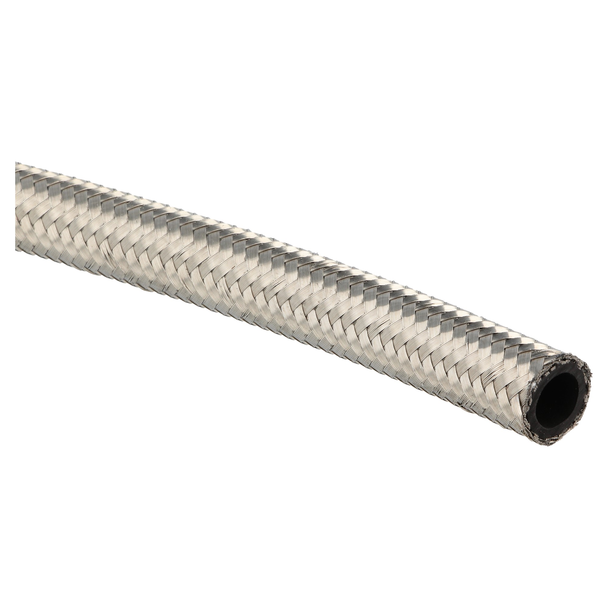 QSP Kraftstoff / Öl Leitung Edelstahl ummantelt AN6 Dash 6 (8,7mm)