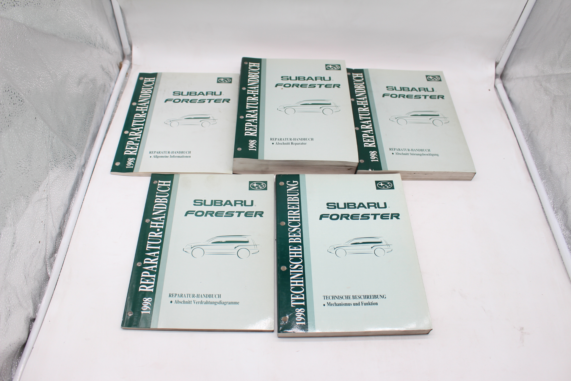 Original Werkstatthandbuch / Reparaturhandbuch Set für Subaru Forester 1998