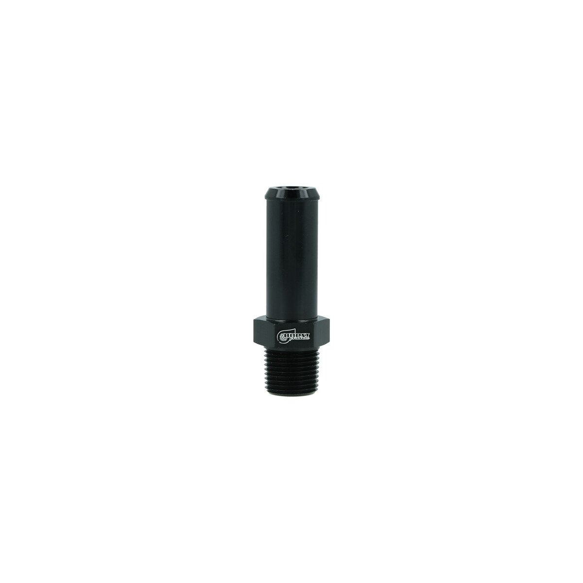 Einschrauber NPT 3/8" männlich zu Schlauchanschluss 16mm (5/8") - schwarz matt
