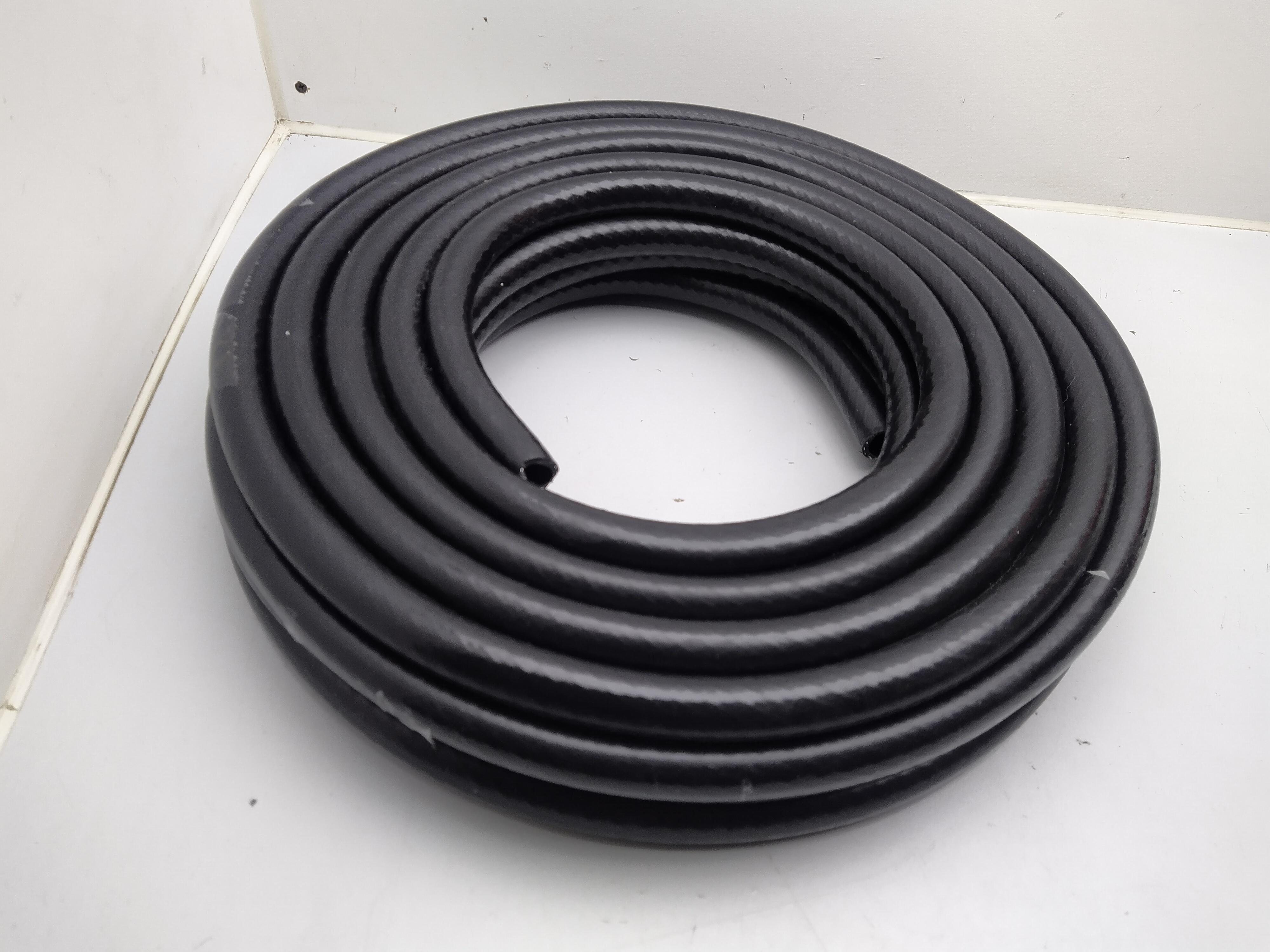 16mm Silikon Unterdruckschlauch verstärkt schwarz