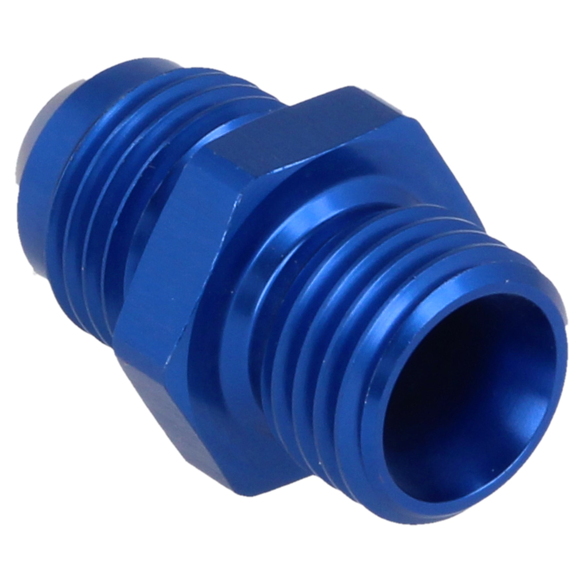 QSP Adapter Dash 4 / AN4 Male auf 1/4 BSP Male blau