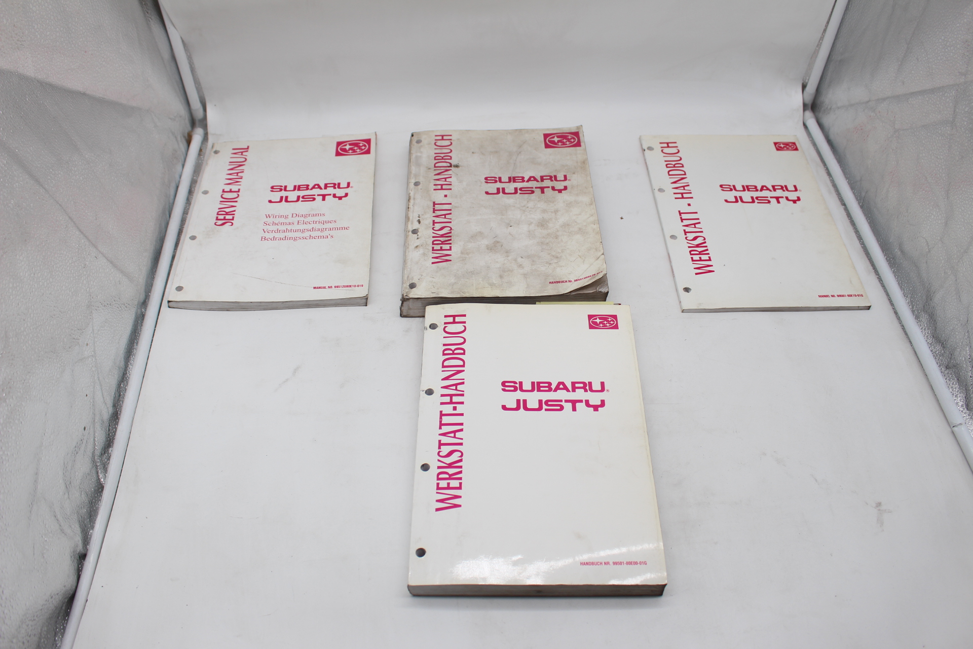 Original Reparaturhandbuch Werkstatthandbücher für SUBARU Justy 96-01