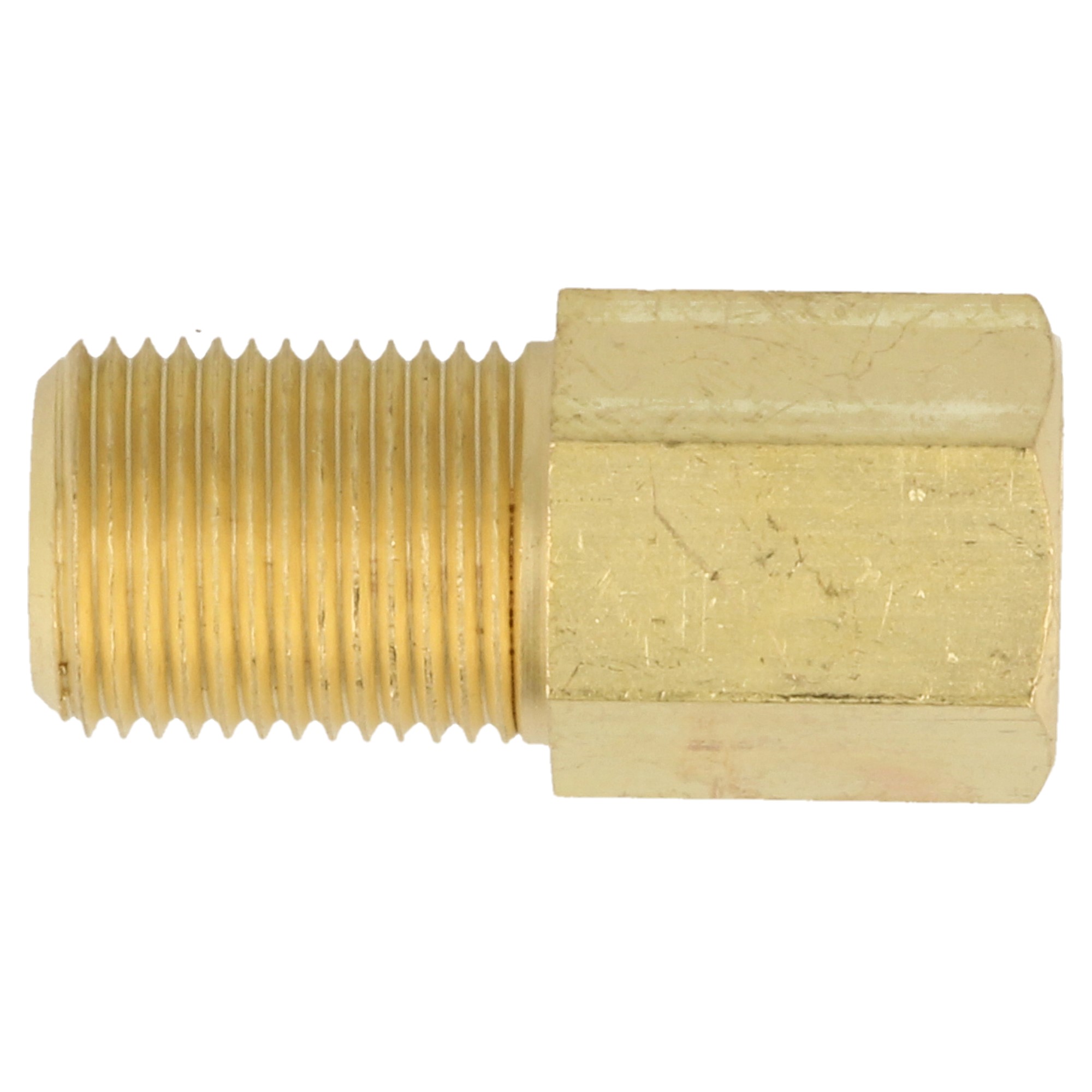 QSP Adapter für Bremse Messing M10x1.0 Female auf M12x1.0 Male
