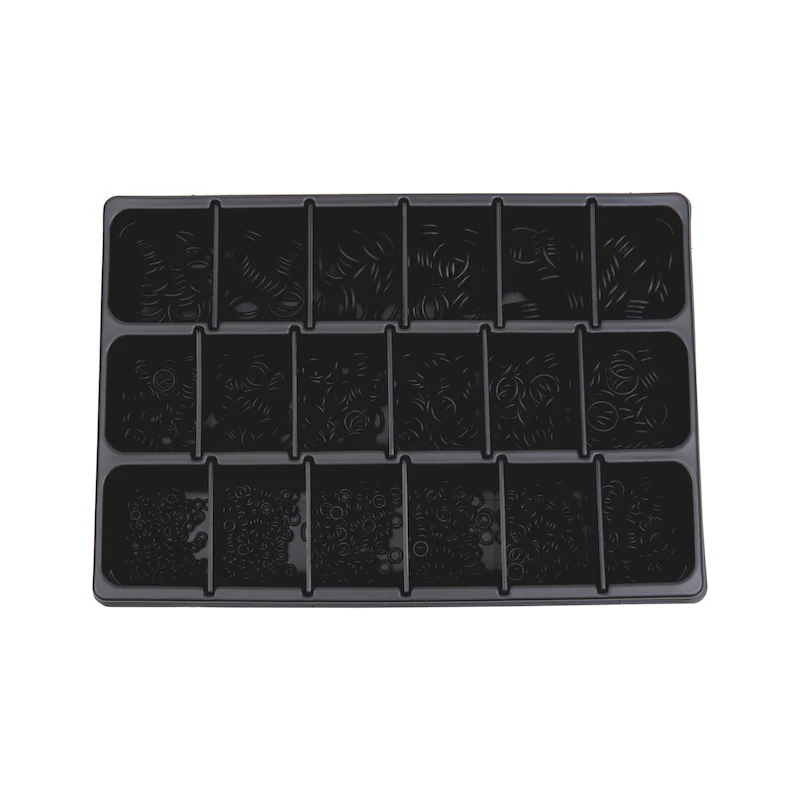 Würth O-Ring Sortiment metrisch 1050-teilig NBR 70 Ø 3–24 mm ORSY ohne Koffer