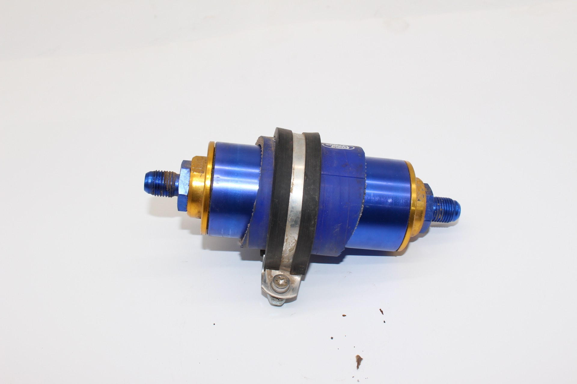 Motorsport Benzinfilter Kraftstoffilter mit Dash 6 AN6 Anschlüssen und Halter