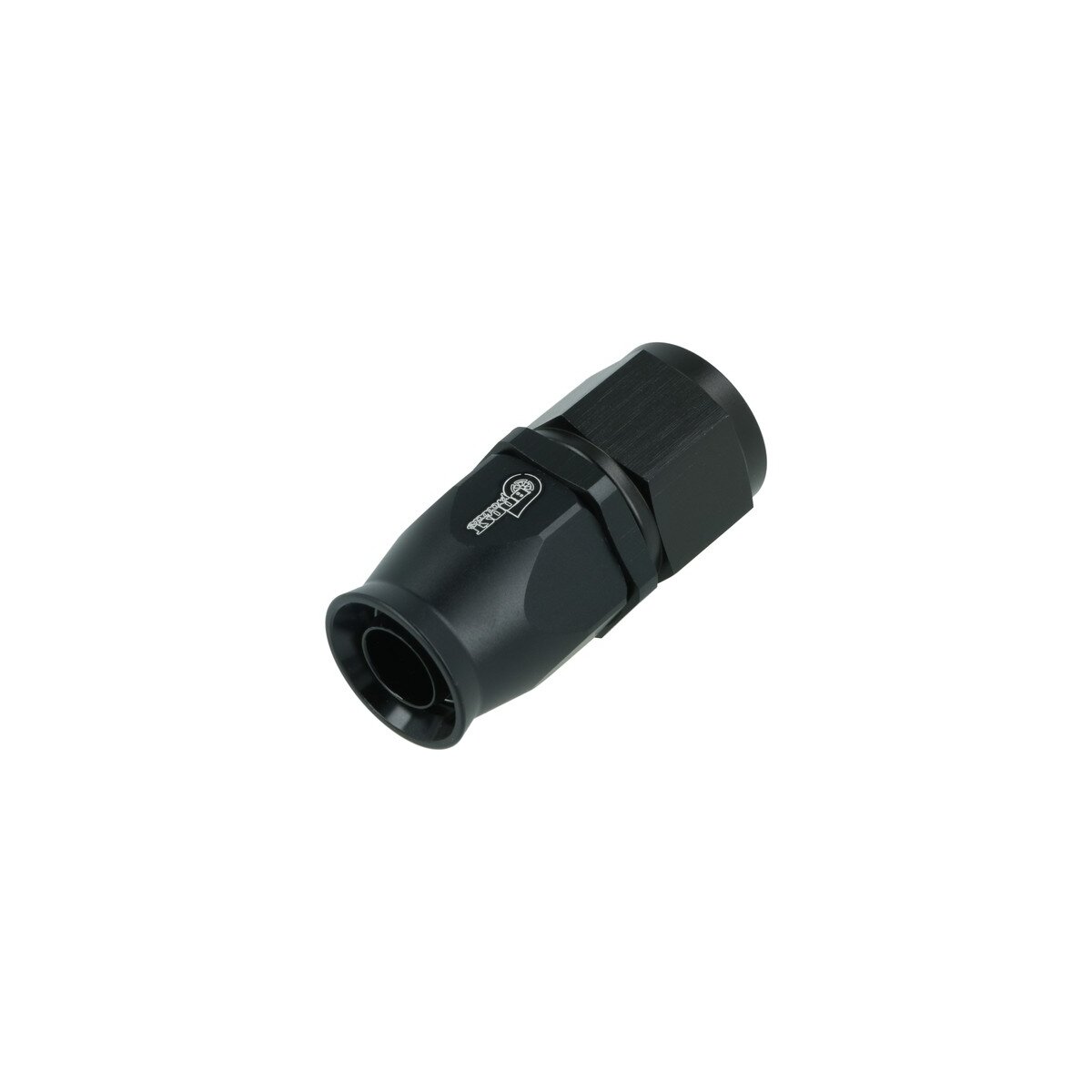 PTFE Schlauchanschluss Fitting Dash 10 - gerade - schwarz matt