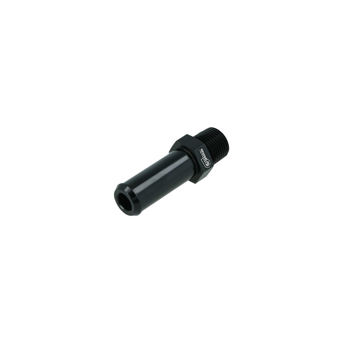 Einschrauber NPT 3/8" männlich zu Schlauchanschluss 16mm (5/8") - schwarz matt