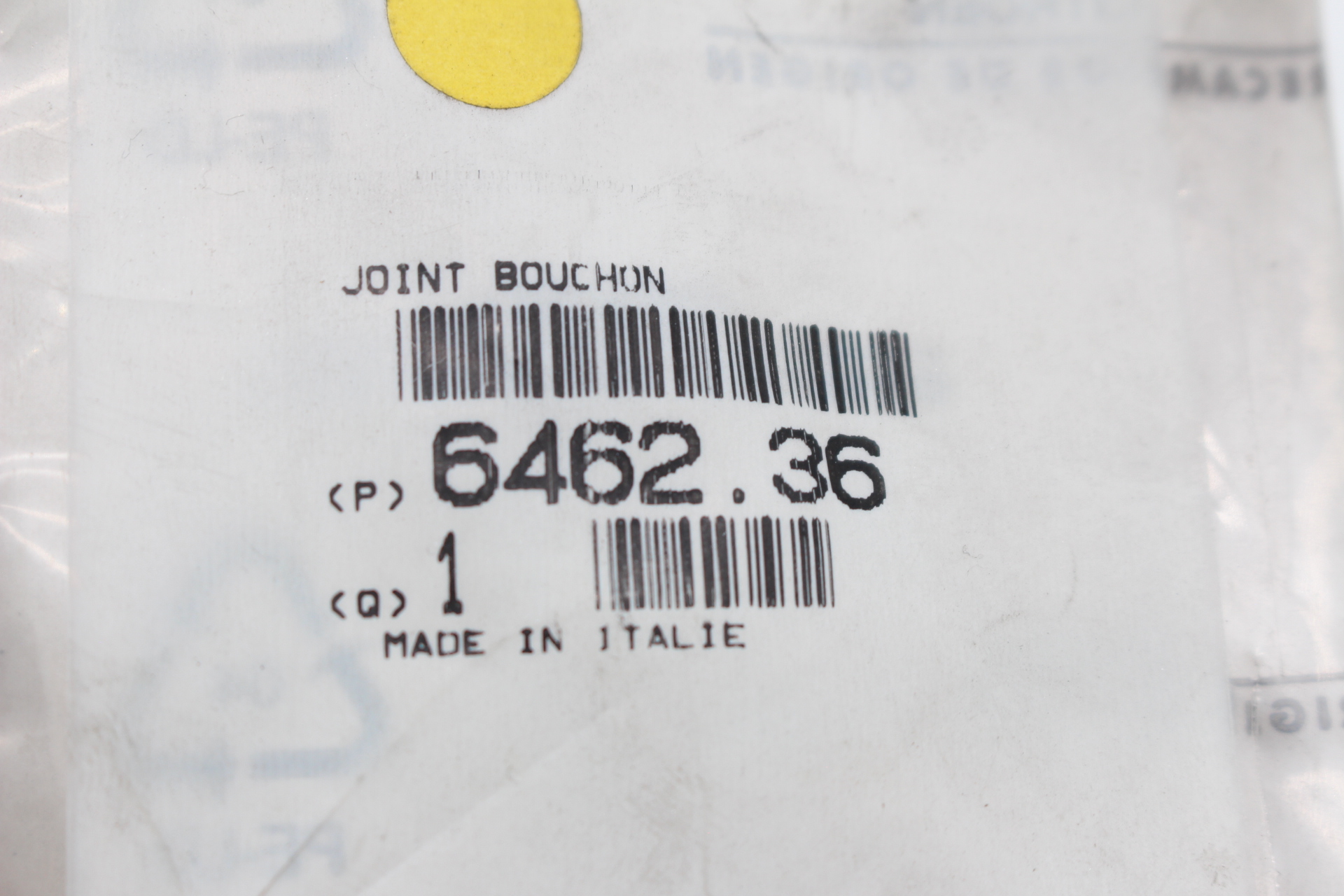 Peugeot / Citroen STOPFENDICHTUNG O-RING 646236 NEU NOS NEW OEM