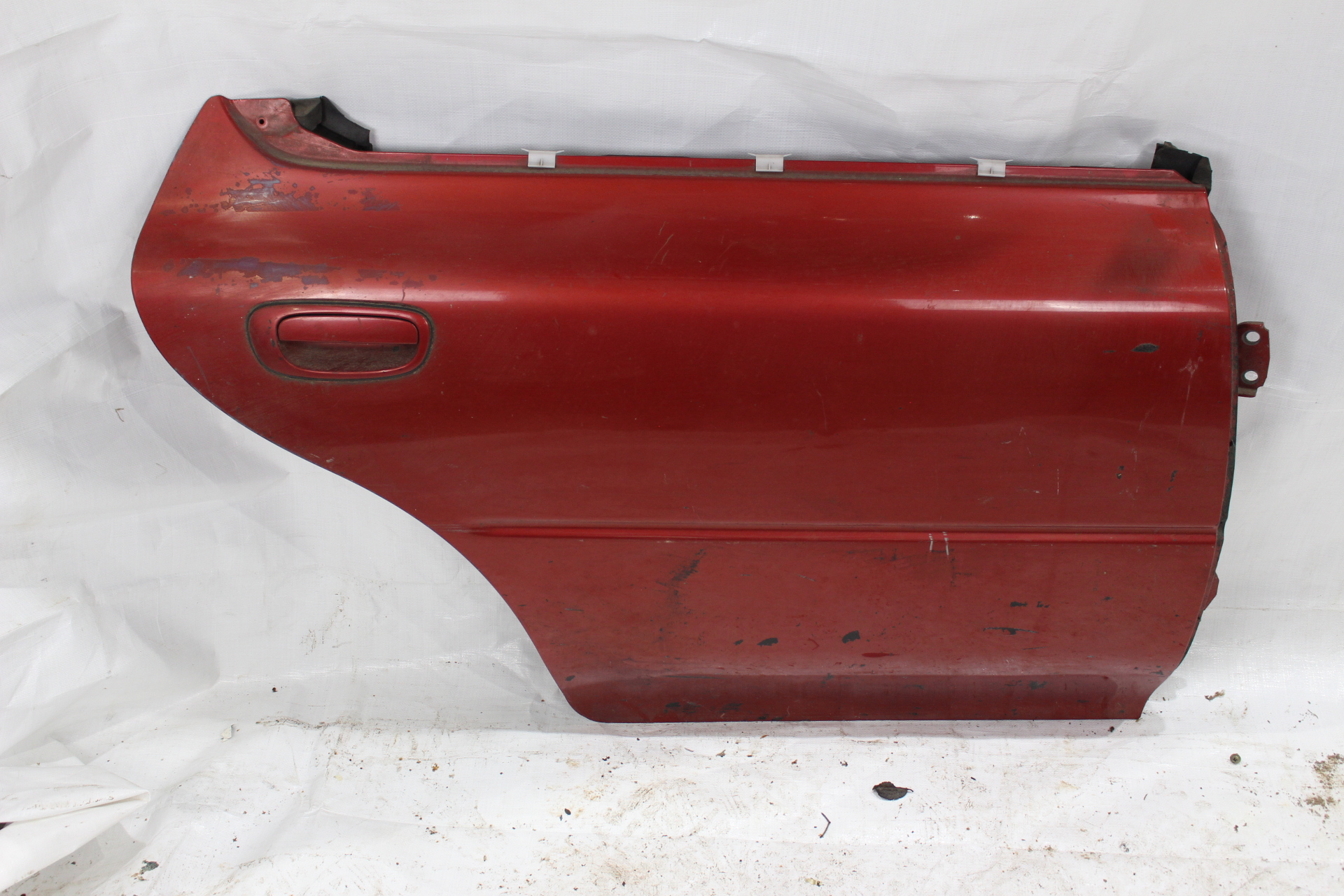 Tür hinten rechts rot für Subaru Impreza GC GF 92-00