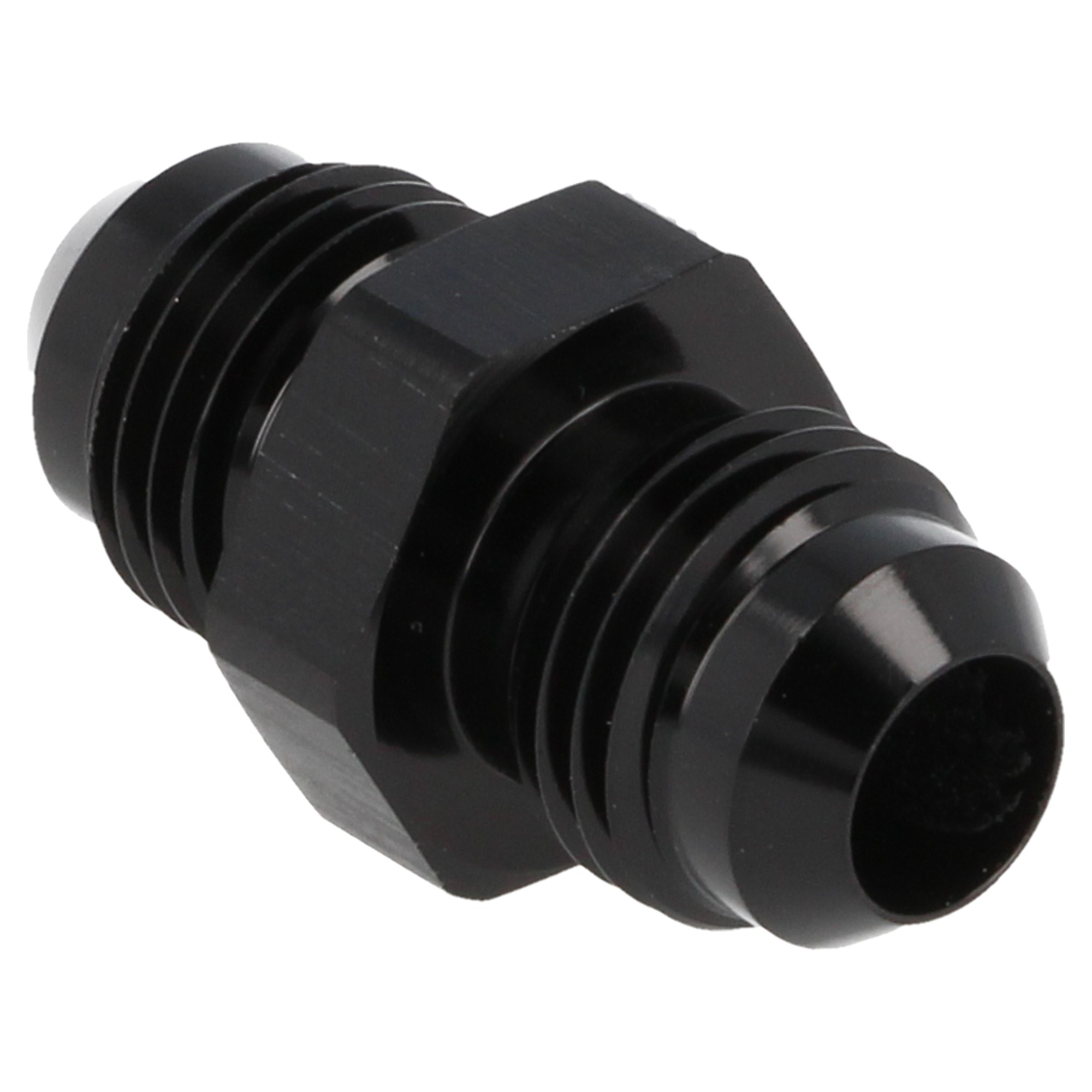 QSP Aluminium Adapter männlich gerade AN8 Dash 8 schwarz