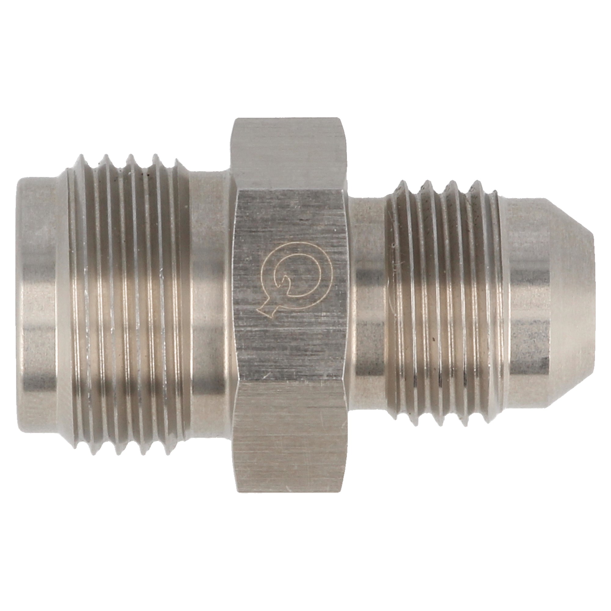 QSP Edelstahl Servolenkung Adapter 11/16-18 UNF INV auf Dash 6 / AN6