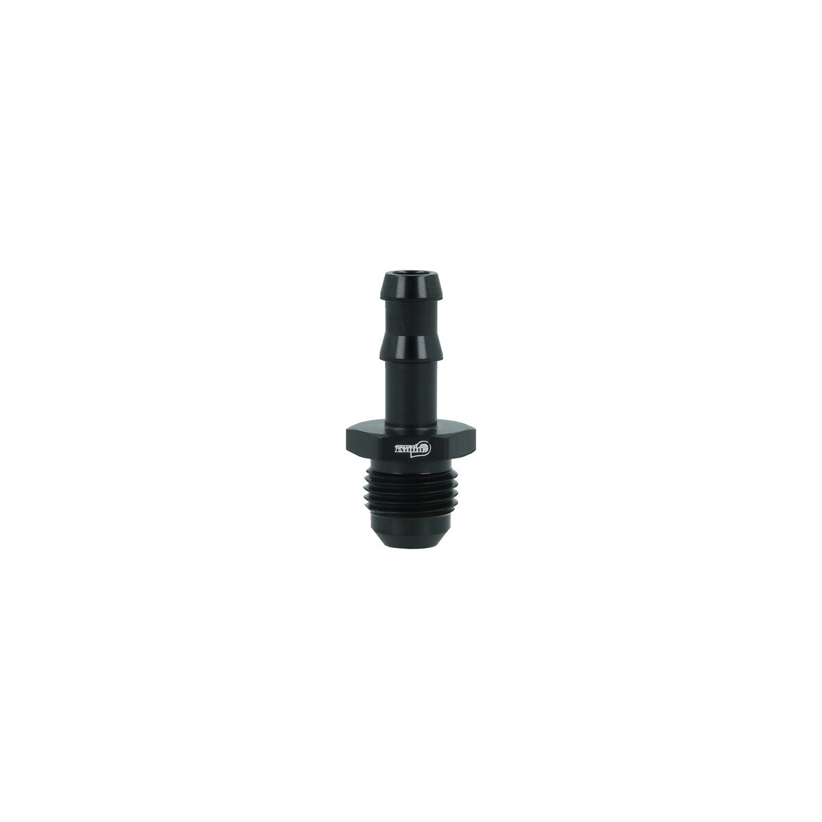 Einschrauber Dash 6 männlich zu Schlauchanschluss gerippt 8mm (5/16") - schwarz matt