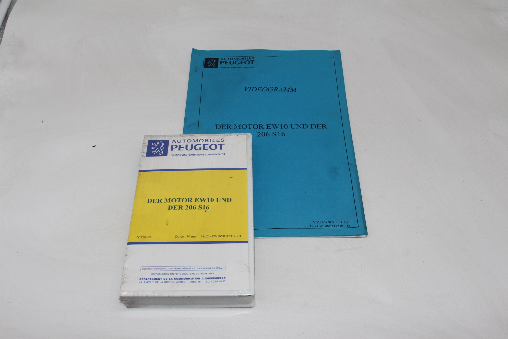 Peugeot Lehrvideokassette – DER MOTOR EW10 UND DER 206 S16
