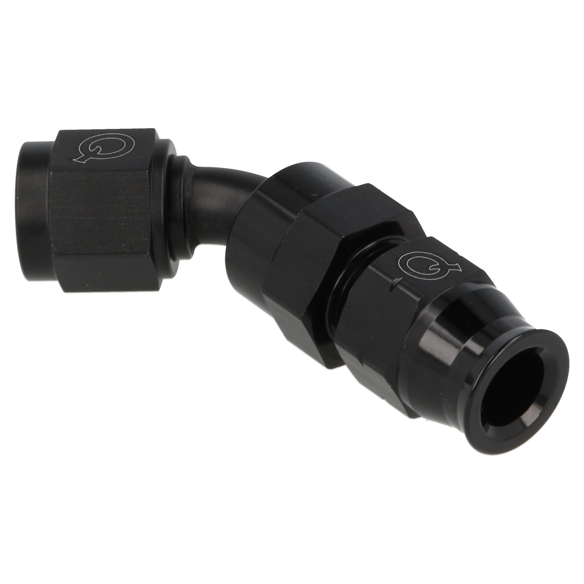 QSP Aluminium Rohr Adapter weiblich 45° AN6 Dash 6 - 7.94 mm